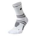 STOX Energy Socks Laufsocke Kompression Running Ankle Socks (gezielte Kompression) weiss/schwarz Herren - 1 Paar